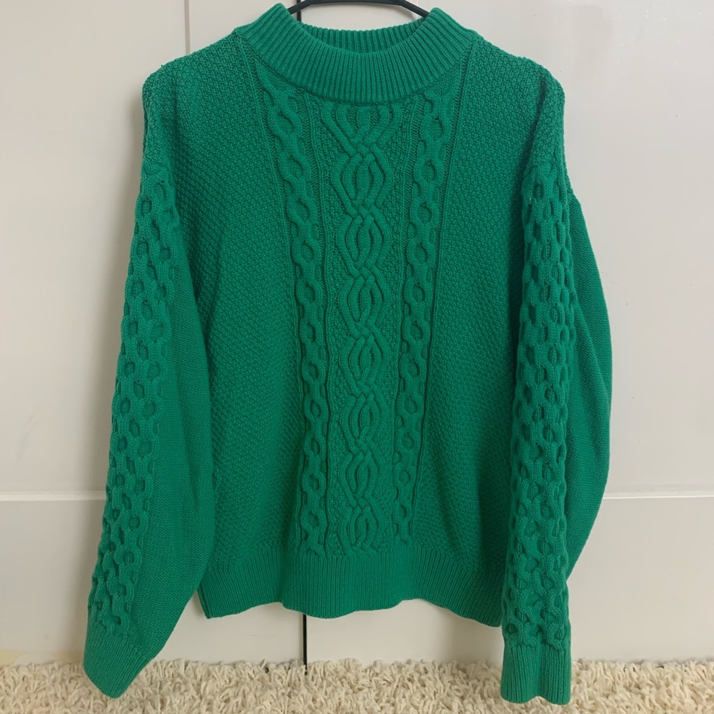 Shamrock Mockneck Sweater - Picture 1 of 3